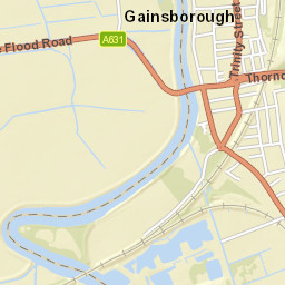 Gainsborough Bridge, Gainsborough DN21, UK Street Map