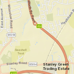 Wilmslow - Handforth Bypass, Cheadle Hulme SK8, UK Street Map