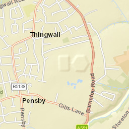 415 Pensby Road, Heswall, Wirral, Merseyside Street Map