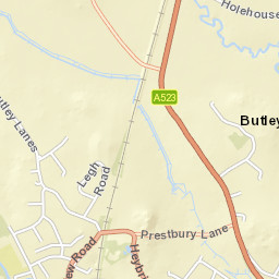 New Road, Prestbury, Cheshire East SK10 Street Map