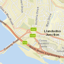 Gilfach Nant-Y-Glyn, Llandudno Junction Street Map