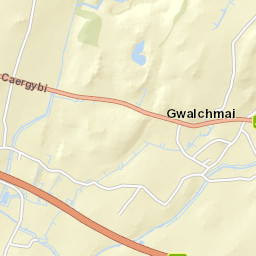 North Wales Expressway, Isle of Anglesey Street Map