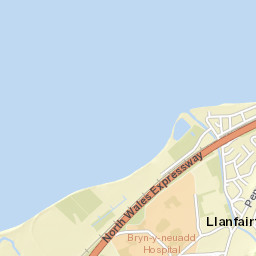 Station Road, Llanfairfechan, Conwy LL33, UK Street Map