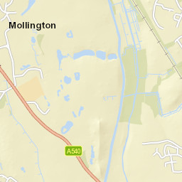 22 Townfield Lane, Mollington, Chester, Cheshire West and Che Street Map