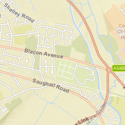 A5480, Chester, Cheshire West and Chester CH1, UK Street Map