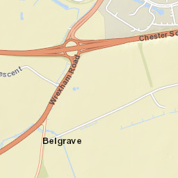 Wrexham Rd, Chester, Cheshire West and Chester CH4, UK Street Map