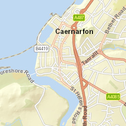 37 Castle Square, Caernarfon, Gwynedd LL55 Street Map