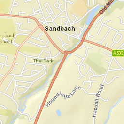 140 Crewe Road, Sandbach, Cheshire East Street Map