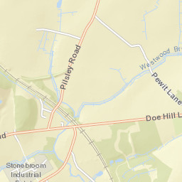 Stonebroom Lane, Stonebroom, Alfreton Street Map