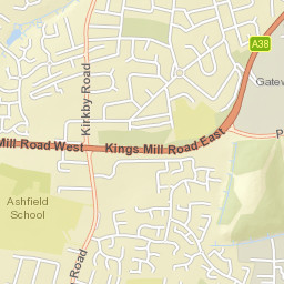 29 Hardwick Lane, Sutton-in-Ashfield Street Map