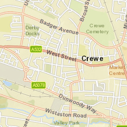 9-11 Holt Street, Crewe, Cheshire East CW1 Street Map