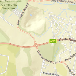 6 Ostend Place, Newcastle, Staffordshire ST5 Street Map