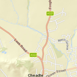 19 Monkhouse, Cheadle, Staffordshire ST10 Street Map