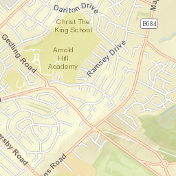  Nottingham, Nottinghamshire NG3 5RJ, UK Street Map