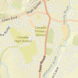 23 Prince George Street, Cheadle, Stoke-on-Trent Street Map