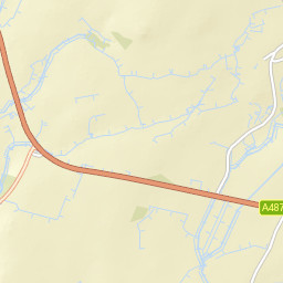 A487, Garndolbenmaen, Gwynedd LL51, UK Street Map