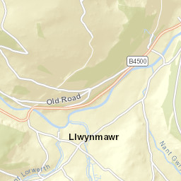 2 Wynfa, Dolywern, Pontfadog, Llangollen Street Map