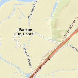 12 Manor Road, Barton in Fabis, Nottingham, Nottinghamshire N Street Map