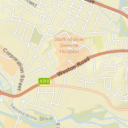 2 Copper Glade Stafford ST16 UK Street Map