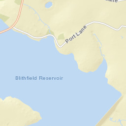 Watery Lane, Abbots Bromley, Staffordshire Street Map