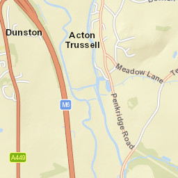 3 Meadow Lane, Acton Trussell, Stafford Street Map