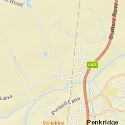 Cuttlestone Croft Station Rd Penkridge Street Map