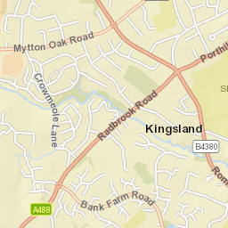 Hanwood Road, Shrewsbury, Shropshire SY5, UK Street Map