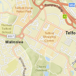 Brunel Road, Telford, Telford and Wrekin TF3 Street Map