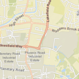 25 Bluebell Crescent, Wolverhampton Street Map