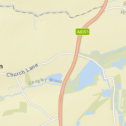 A4091, Tamworth, Warwickshire B78 2AH Street Map