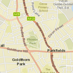 7 Bowen Street, Wolverhampton, West Midlands Street Map