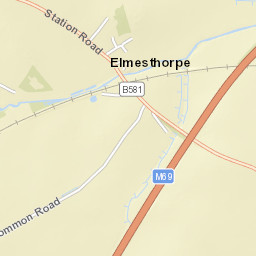 Station Road, Leicester, Leicestershire LE9 Street Map