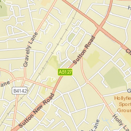 75 Orphanage Road, Birmingham, West Midlands Street Map