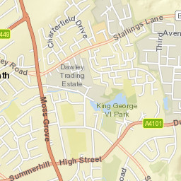 24 Grantley Crescent, Kingswinford, West Midlands Street Map