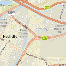 Walker Drive, Birmingham, West Midlands Street Map