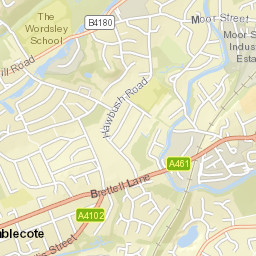 103 Hawbush Road, Brierley Hill, West Midlands Street Map