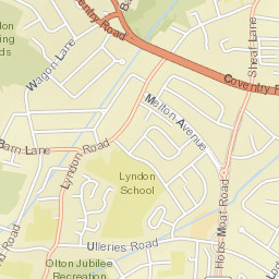 266 Hob's Moat Road, Solihull B92, UK Street Map