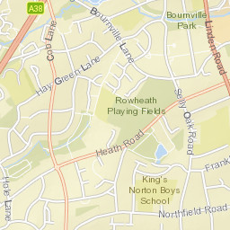 344 Franklin Road, Birmingham, West Midlands Street Map