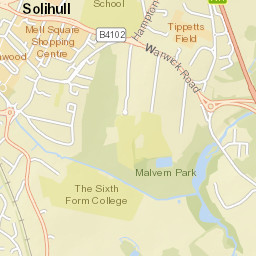 793 Warwick Road, Solihull, West Midlands Street Map