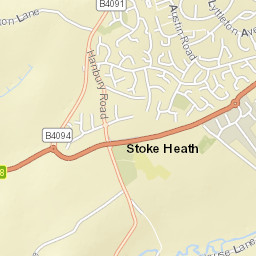 29 Ploughmans Walk, Stoke Heath, Bromsgrove, Worcestershire  Street Map