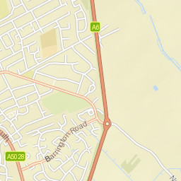 22-28 Southfields, Rushden, Northamptonshire Street Map