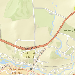 A38, Droitwich, Worcestershire WR9, UK Street Map