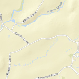 Astwood Lane, Astwood Bank, Redditch Street Map