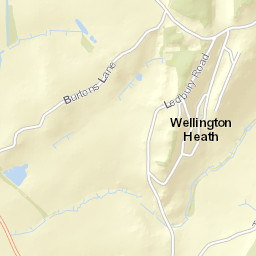 Church Lane, Ledbury, Herefordshire HR8 Street Map