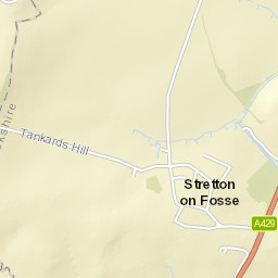2 Manor Farm Cottages, Stretton-on-Fosse Street Map