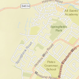 12 Kingfisher Drive, Cheltenham, Gloucestershire Street Map