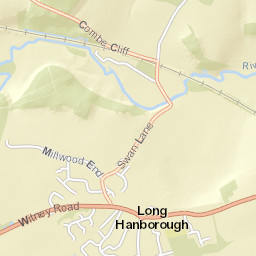 Long Hanborough, adj Wasties Orchard Street Map