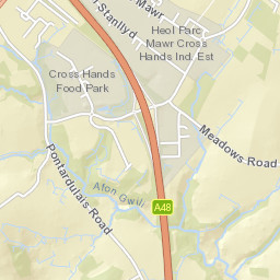 17 Pontardulais Road, Cross Hands, Llanelli Street Map