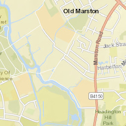 University of Oxford nearby Street Map