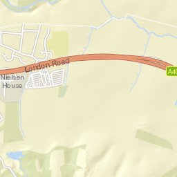 London Road, Oxford, Oxfordshire, UK Street Map